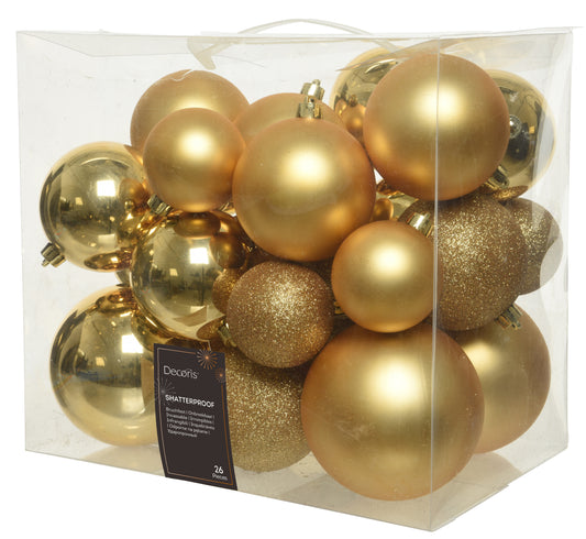 Dec Bauble Light Gold 26ct