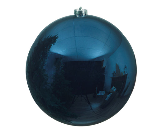 Sh Prf Plain Baubles Night Blu 14cm
