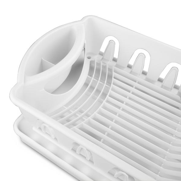 Sterilite 2pc Dish Drainer Wht
