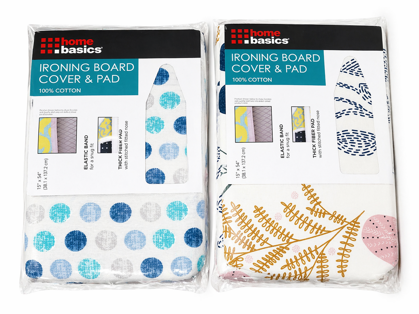 Ironing Board Cover & Pad 2Asst
