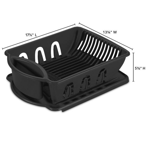 Sterilite Ultra Sink Set 2pc Blk