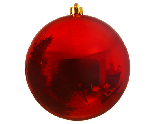 Dec Baub Shtprf Xmas Rd 20cm