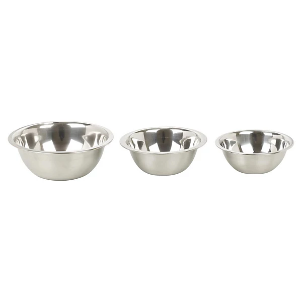 Deep Mixing Bowl 3pc Set SS