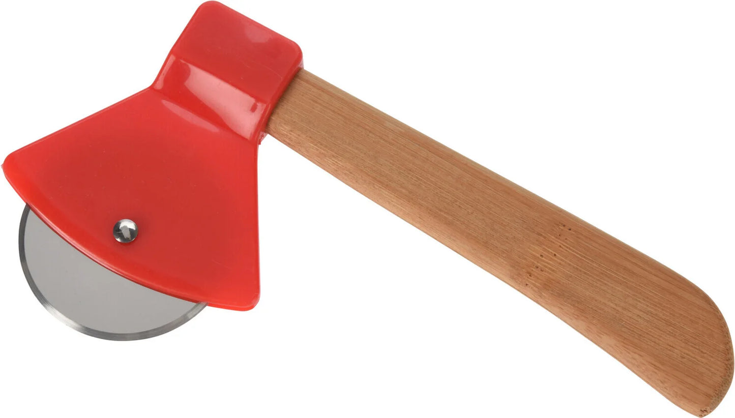 Pizza Cutter Bamboo Handle