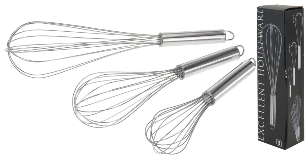 Whisks 3pc Set