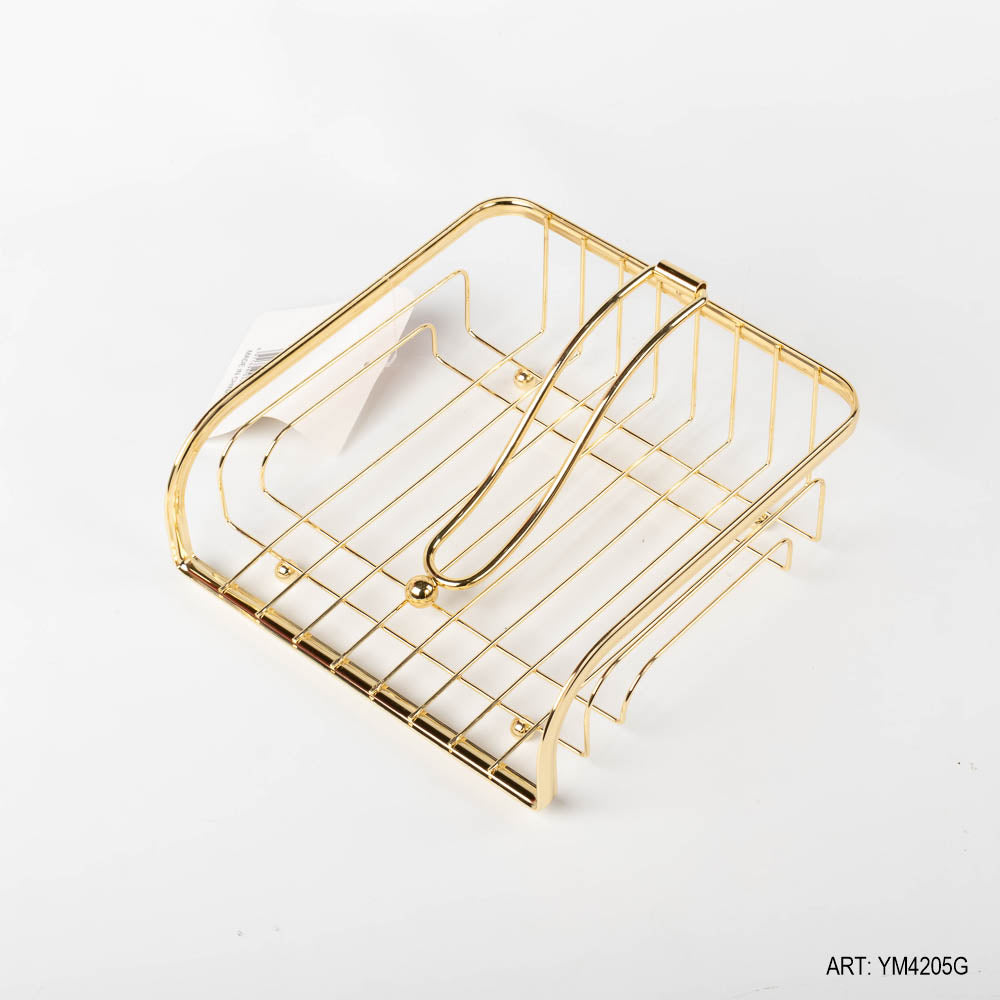 Metalware Napkin Holder Gold