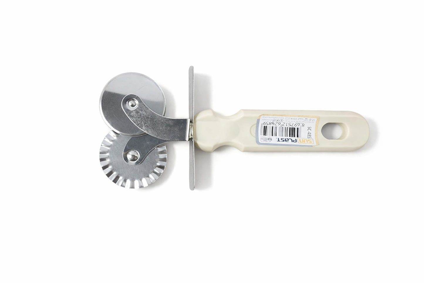 Pizza Cutter Double Metal Wheel