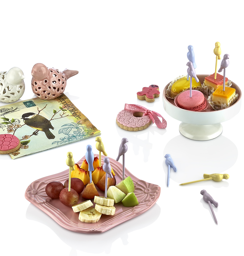 Bird Cocktail Pick 12pc