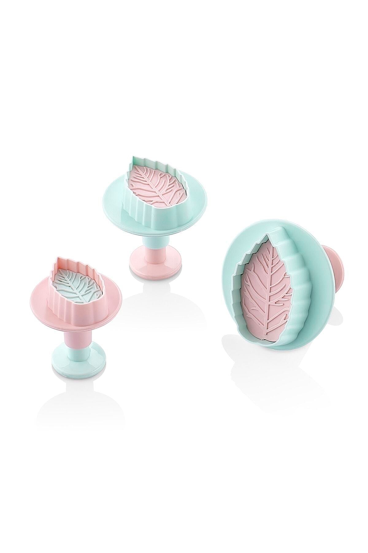 Rose Leaves Shape Cutter 3pk