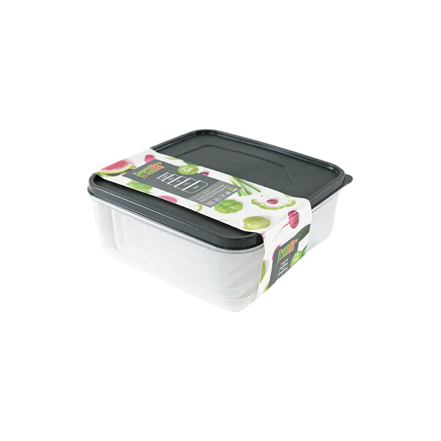 Rubby Sq 5pc Stor Container St