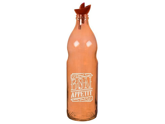Oil/Vinegar Bottle Glass 1Lt