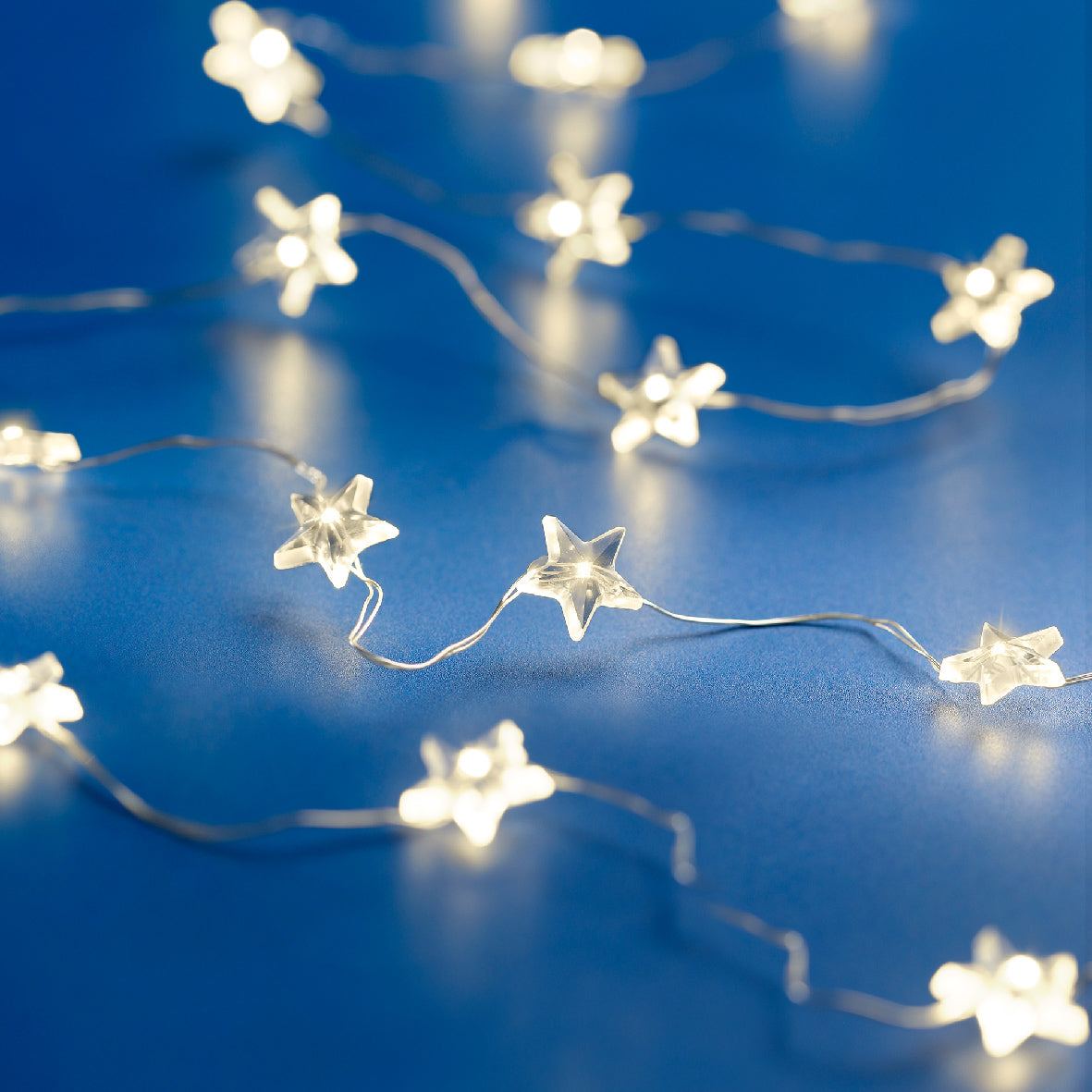 Micro LED Lights Sil/wWht 90cm