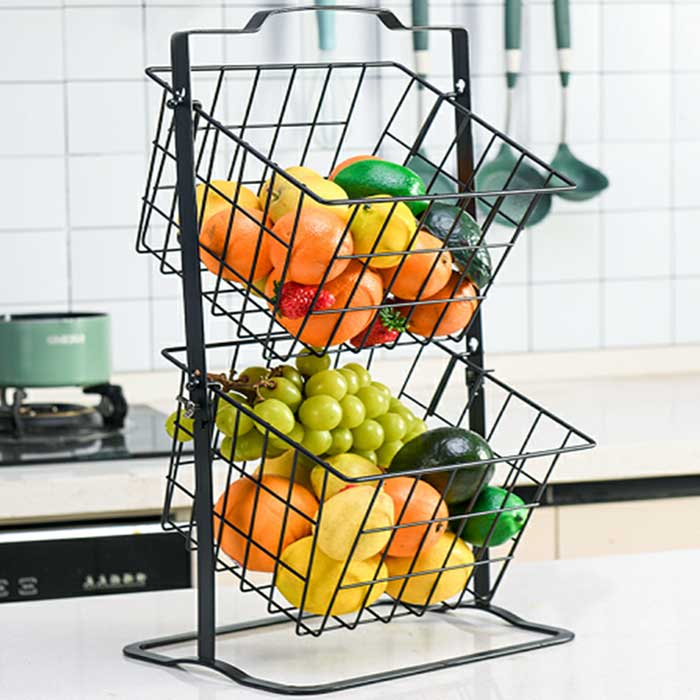Fruit Basket wStand Blk