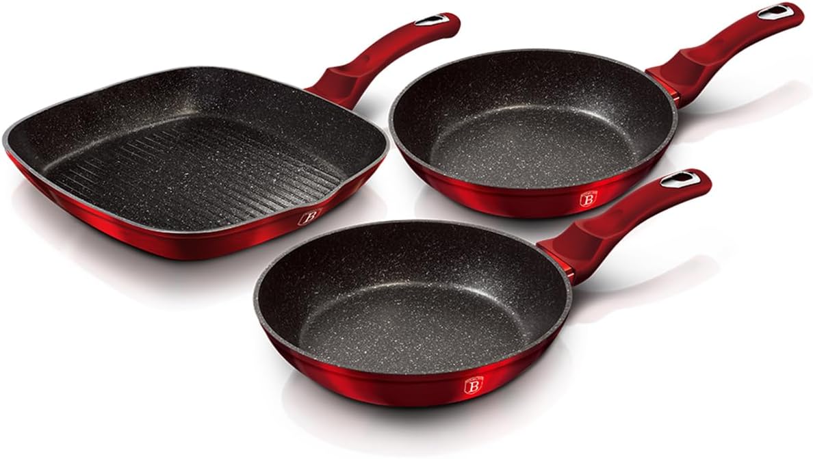 BH ML Cookware Set 3pc Burg