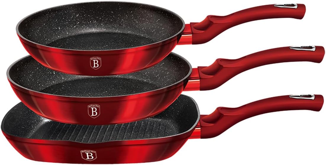 BH ML Cookware Set 3pc Burg