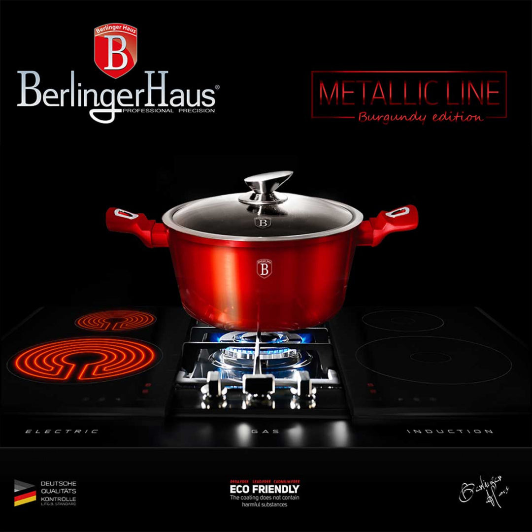 BH ML Cookware 13pc Set Burg
