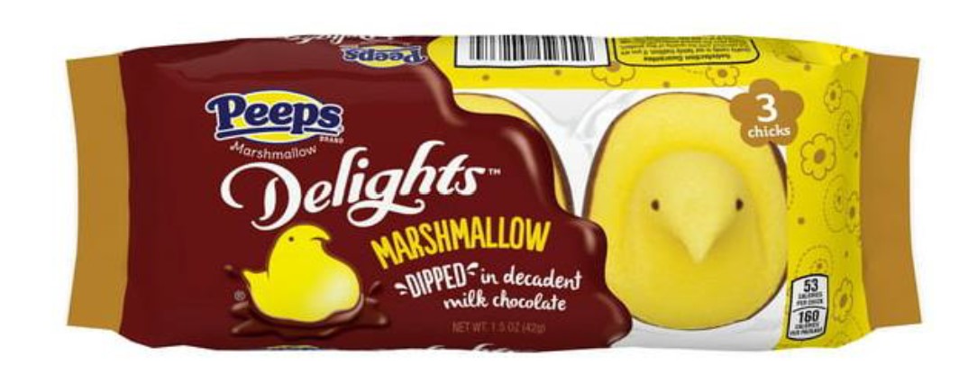 Peeps Choc Dip Chick 3ct