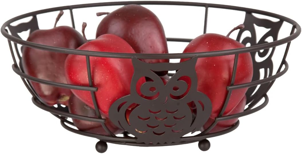 HB Bronze Fruit Bowl Owl