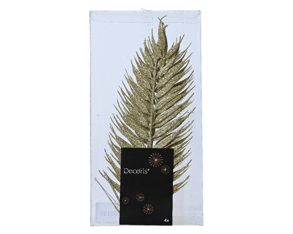Dec Glttr Spray Lite Gld 4ct