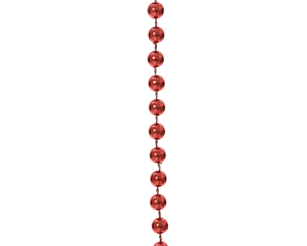 Dec Bead Garland Shiny Xmas Rd