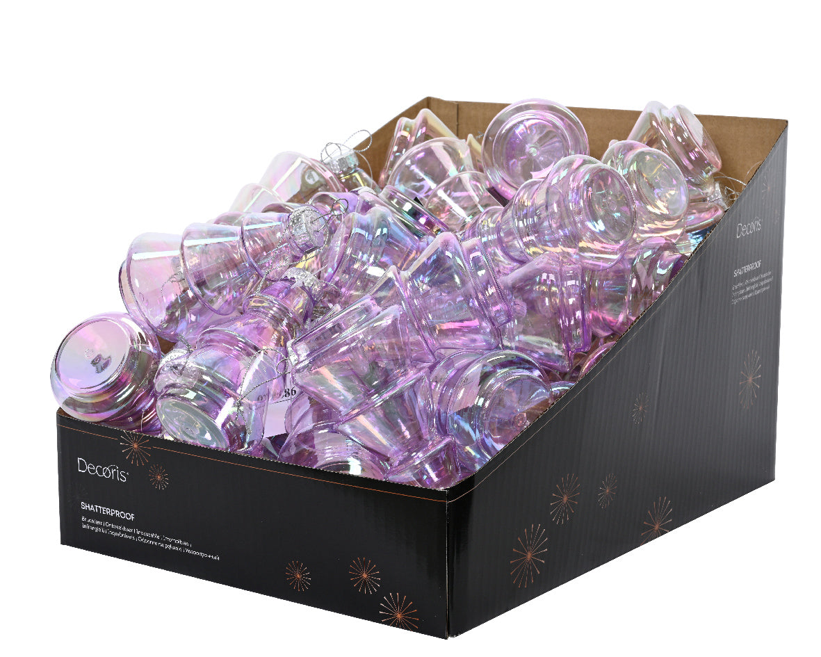 Dec Poly Tree Transparent Asst