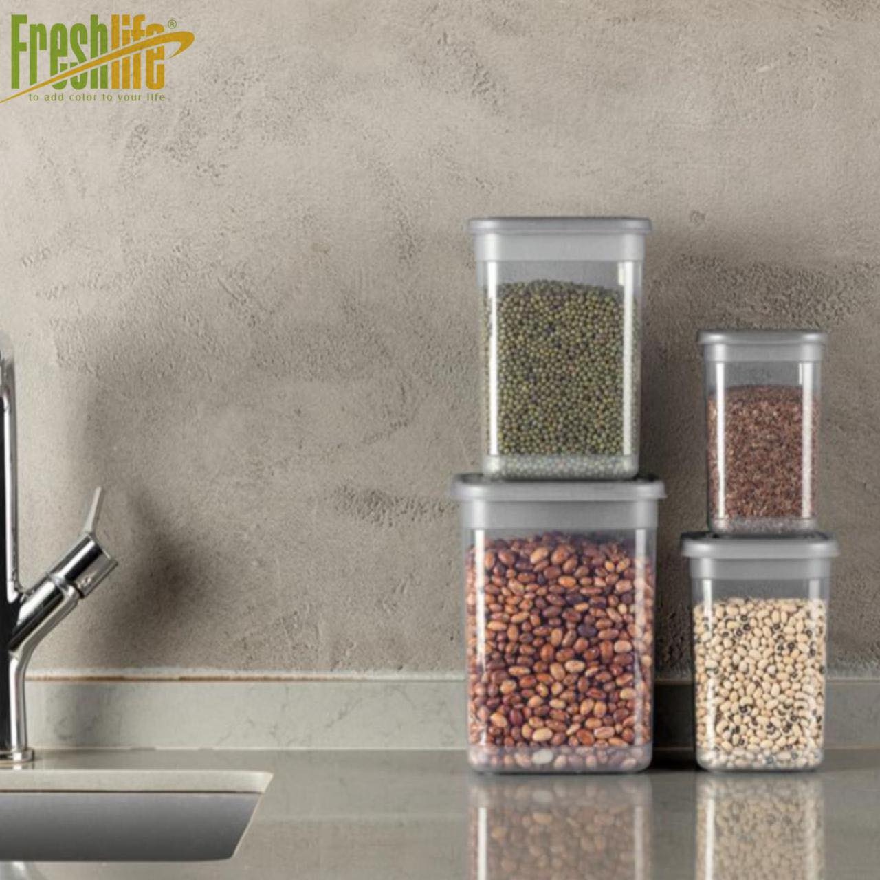 Classy Sq Stor Container St4pc