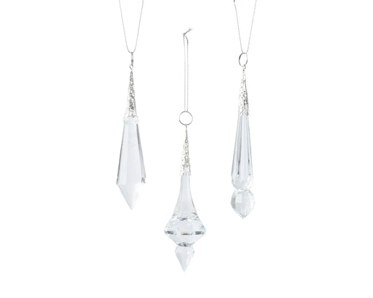 Acrylic Crystal Ornament Asst