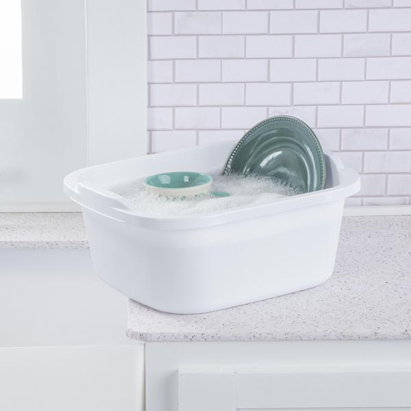 Sterlite 12Qt Dishpan White
