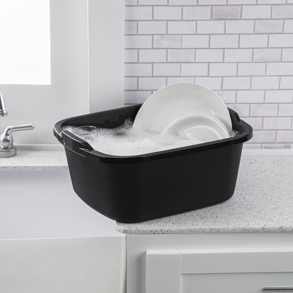 Sterlite 12Qt Dishpan Black