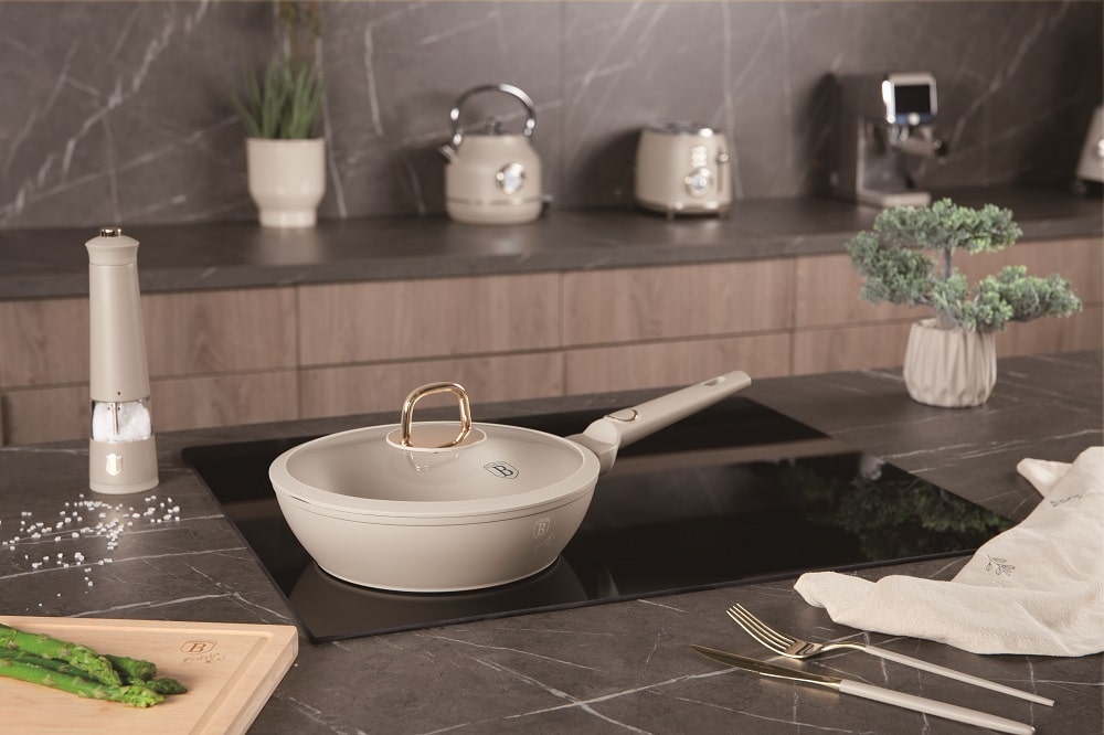 BH Saha Deep FryPan w Lid 24cm