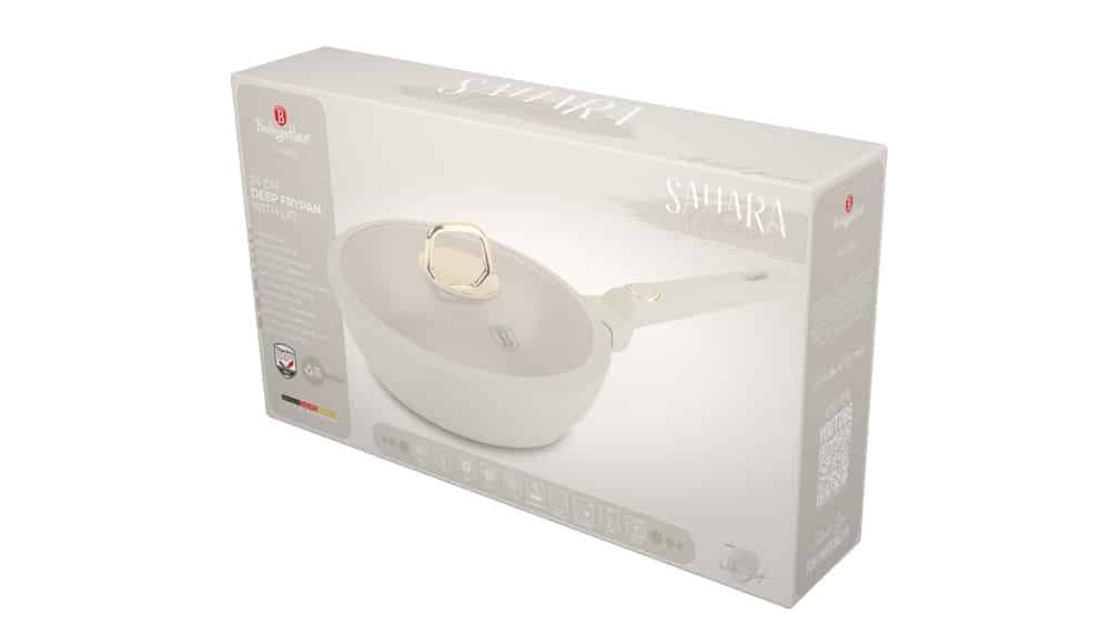 BH Saha Deep FryPan w Lid 24cm