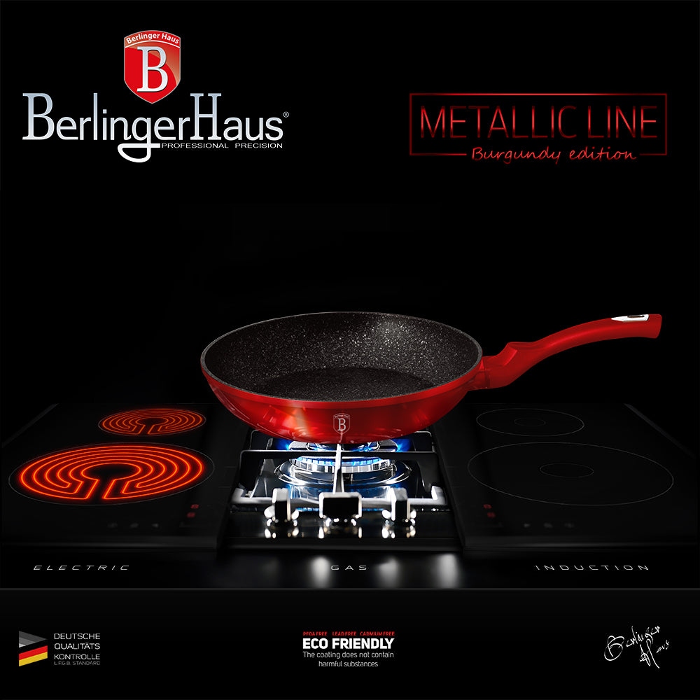 BH Fry/Pan Met/Line Bur 28cm