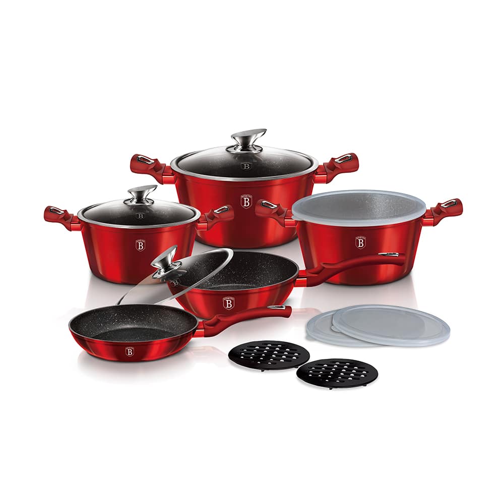BH Cookware Set, Met/Line 13pc