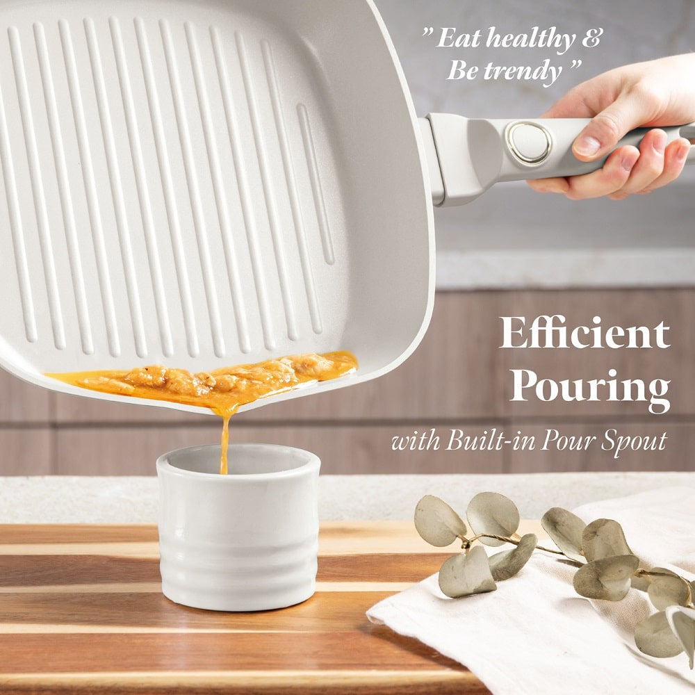 BH Saha Grill Pan w Lid 28cm