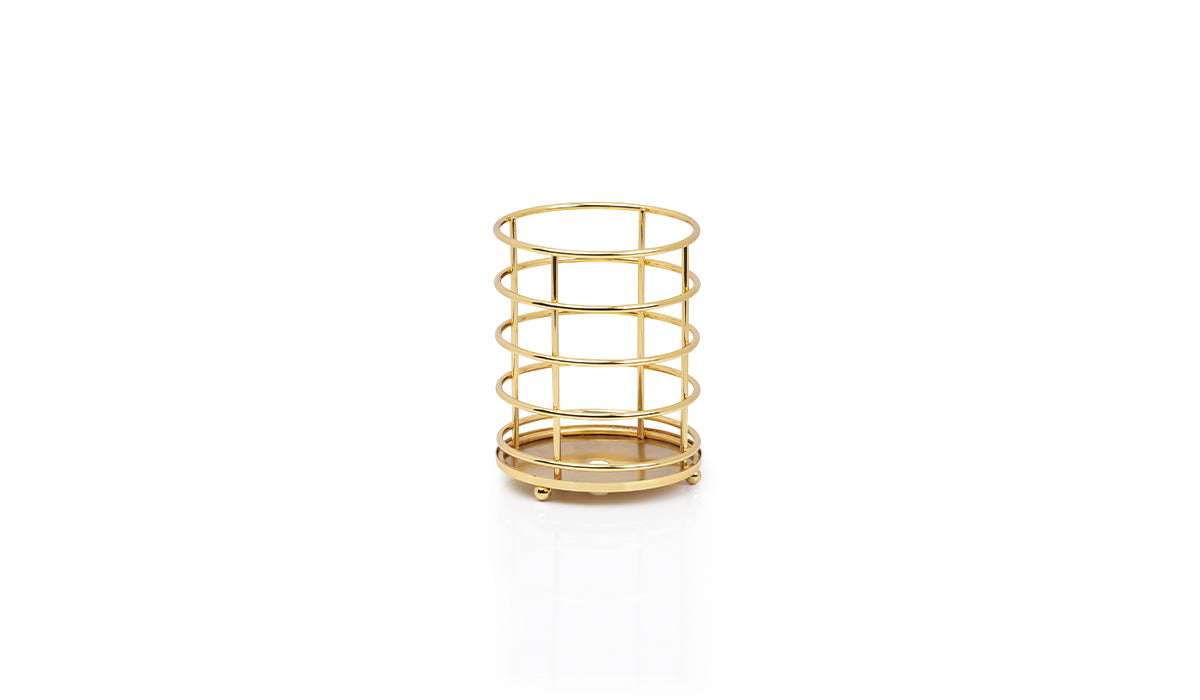 Spiral Spoon Holder Gld
