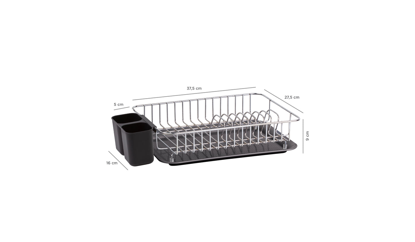Modern Dish Rack Chrome