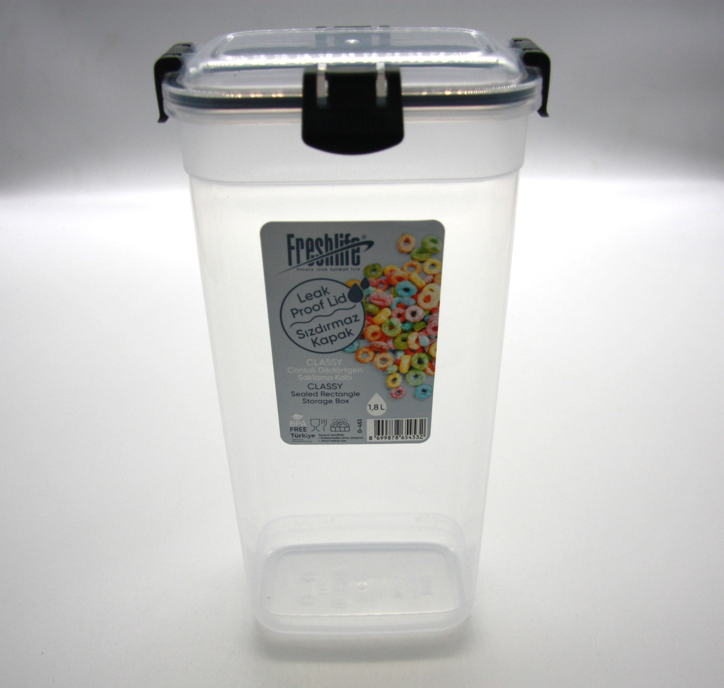 Fshlf Classy Rect Stor Container 1.8L