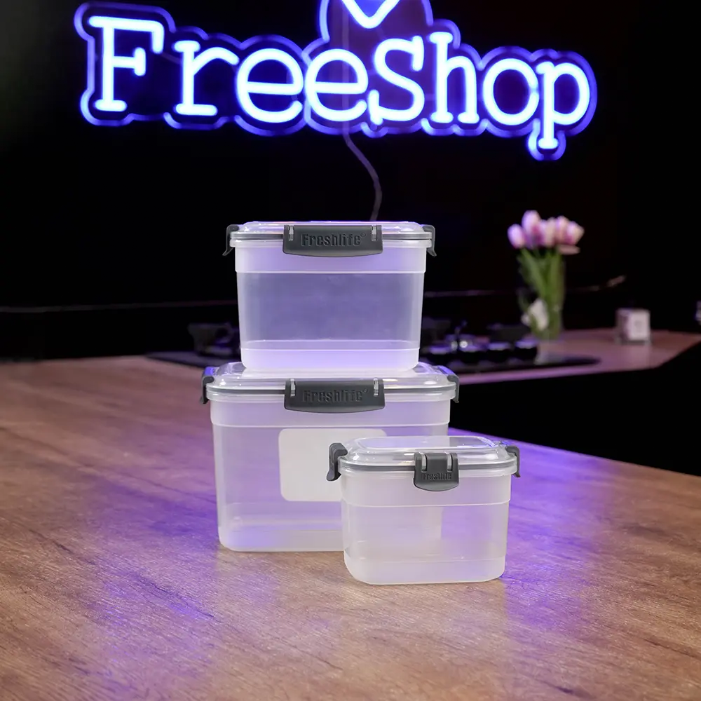 Classy Rect Stor Container 3pc Set