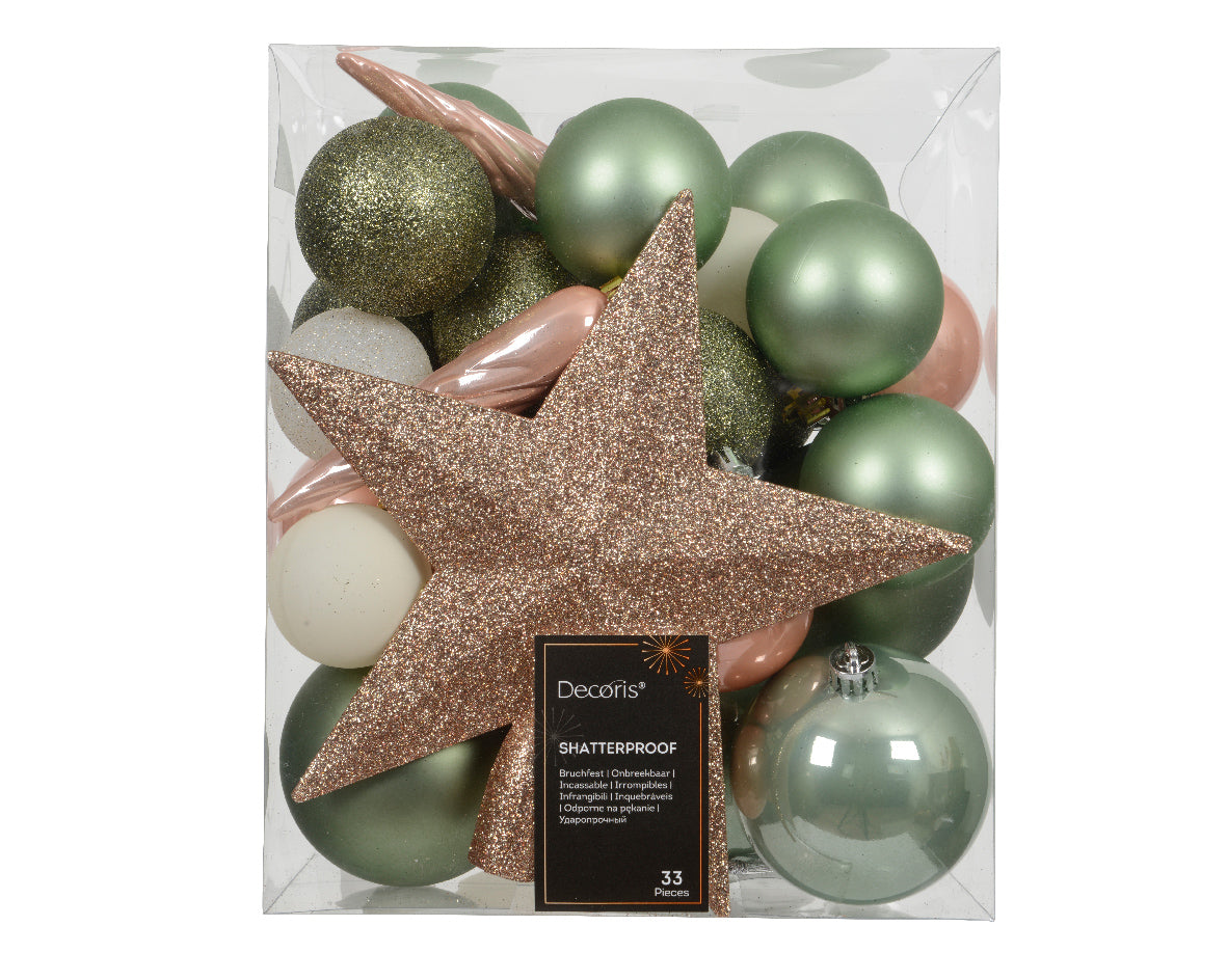Dec Balls Shtprf 33pc sh-gl-mt mix