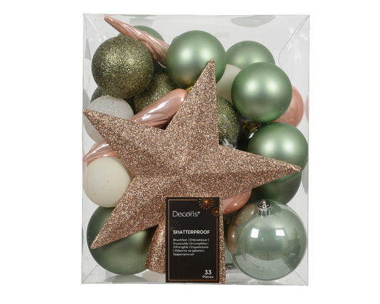 Dec Balls Shtprf 33pc sh-gl-mt mix