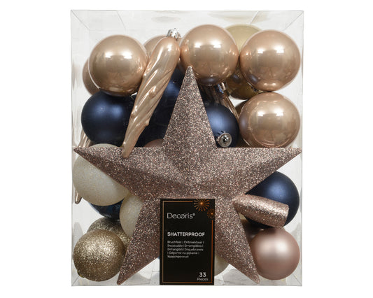 Dec Balls Shtprf 33pc sh-gl-mt mix