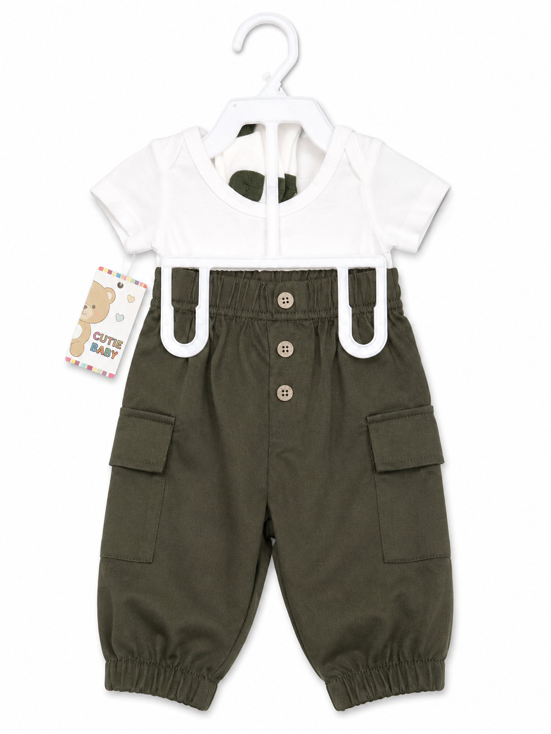 New-Born Girls 3pc Girls Club 0-3m
