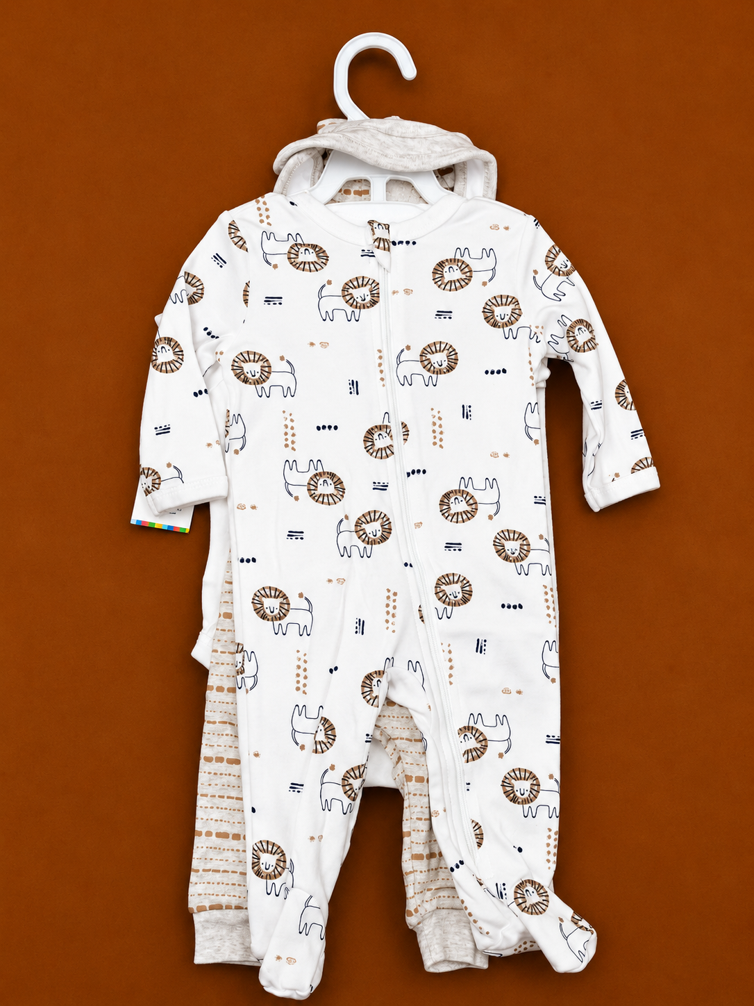 N/Born Boys 7pc Clothes Set Lion