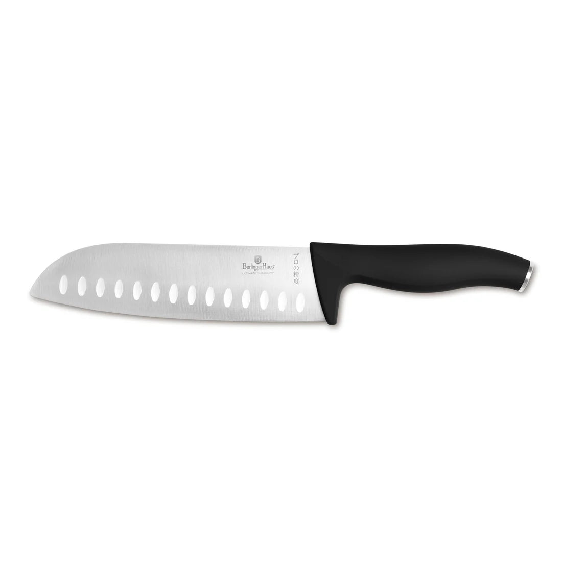Santoku Knife 17.5c Blk Mt