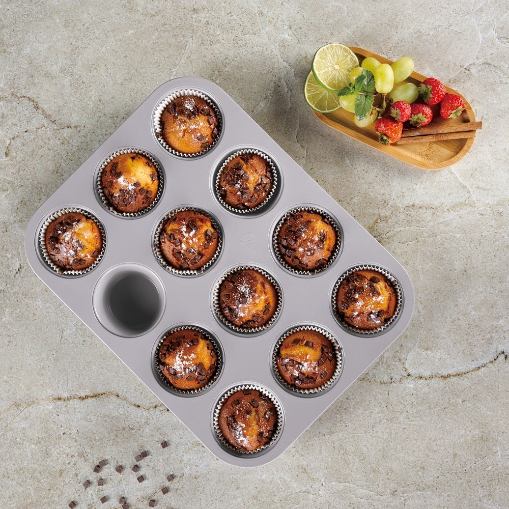 BH Muffin Pan 12pcs Taupe