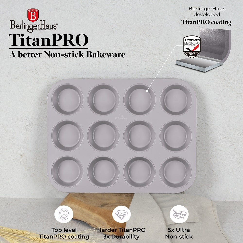 BH Muffin Pan 12pcs Taupe
