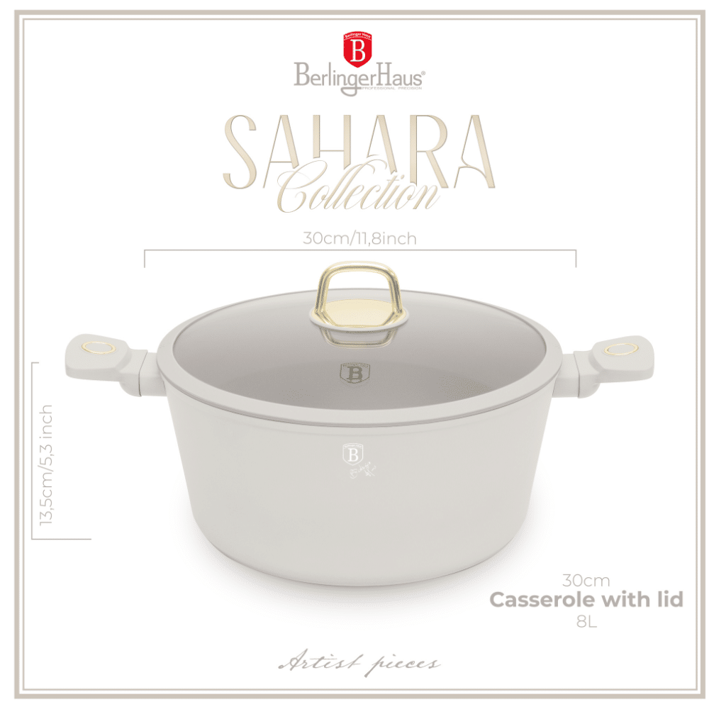 BH Casserole wLid 30cm Sahara