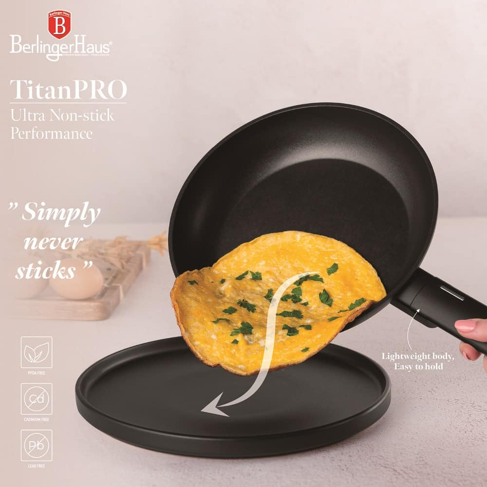 BH Frypan 28cm Matte Black