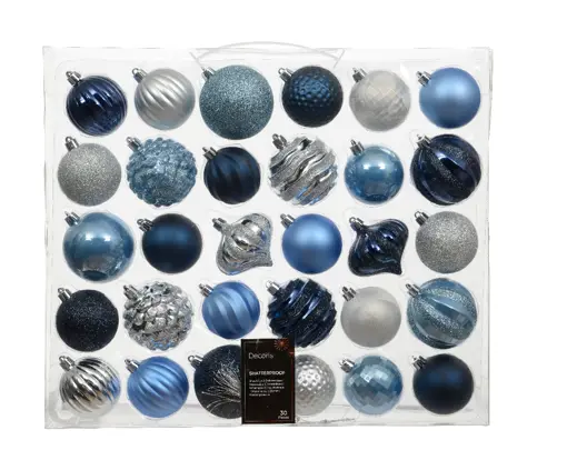 Dec Baub Polystyrene Mix 30pcs