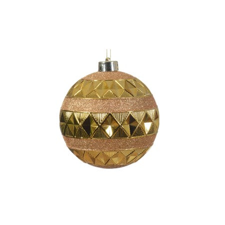 Dec Baub Poly 3ass Lt Gold